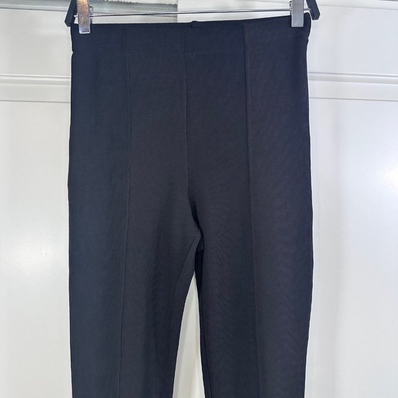 H&M Divided Split Hem & Seam Front Black Leggings S - Picture 6 of 9